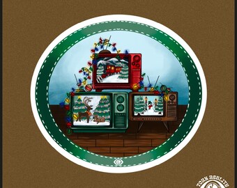 Christmas Movies Sticker
