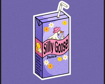 Silly Goose Juice Sticker