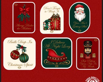 A Naughty Christmas Sticker Pack