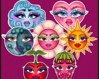 Lovely Ladies Sticker Pack