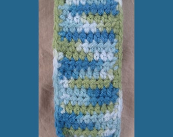 Vintage crocheted tie in spring colors