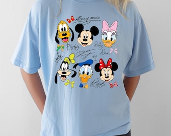 Vintage Mickey und Freunde Signaturen Png, Magische Png, Disney-Figuren Png, Disney-Mauskopf Png, Mickey & Co Png, Disney Png