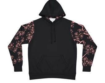 Sakura Blossom Hoodie: Japanese Floral Art, Soft Fabric