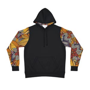 Autumn graffiti art hoodie, clipart fall hoodie, black hoodie, festival hoodie, Halloween hoodie, gift for her, gen Z hoodiee