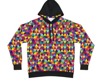Felpa con cappuccio Bold Graffiti con stampa integrale: streetwear della generazione Z