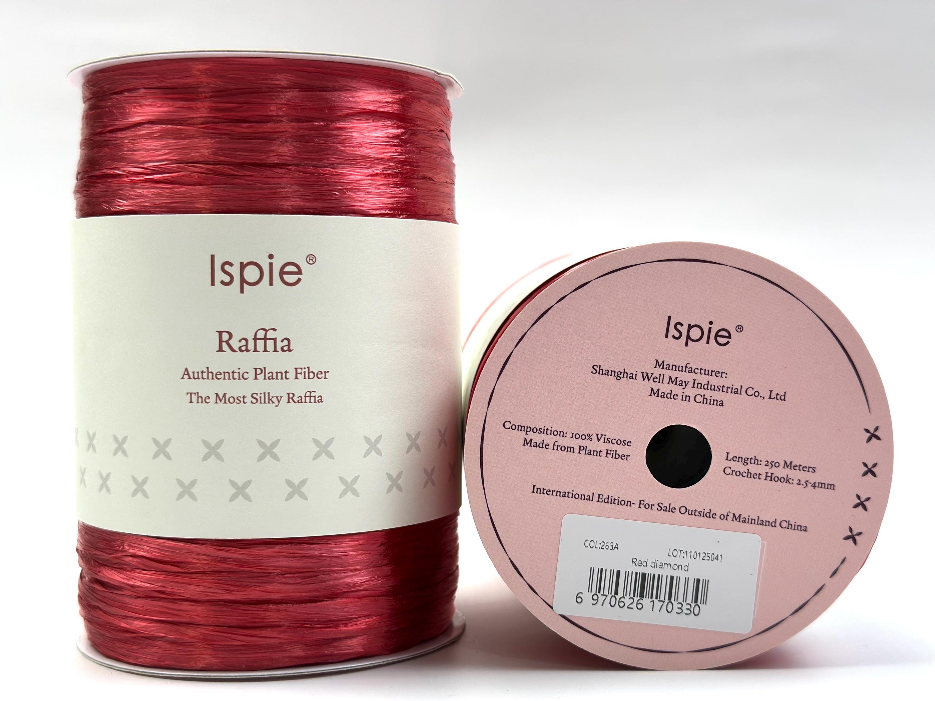 Silky Rayon Raffia Yarn: Natural Colors, Crochet Ribbon in Rose Silky Rayon Raffia Yarn: Natural Colors, Crochet Ribbon in Rose