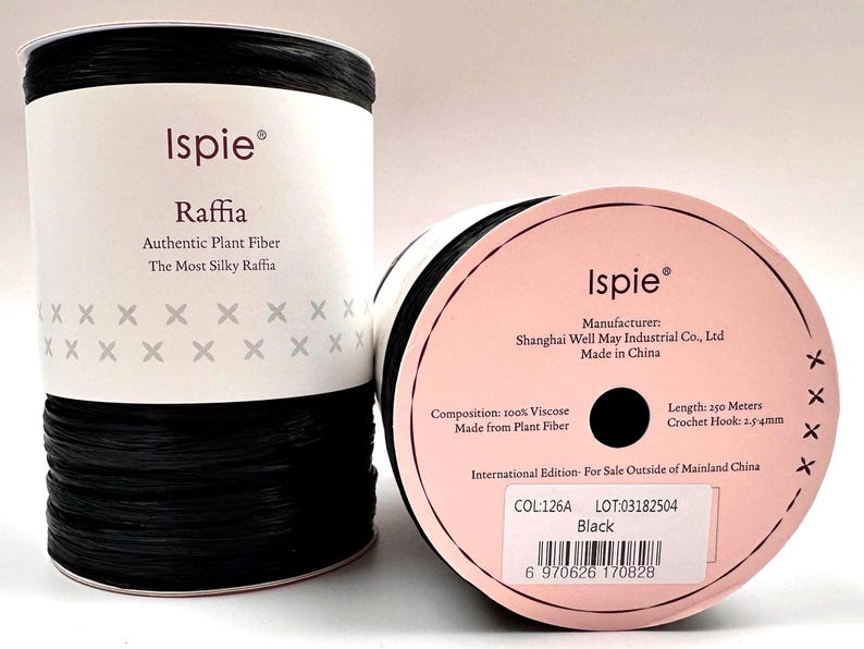 Rayan Raffie Silky Rayon Raffia Yarn: Natural Fiber Ribbon for Crochet in Blue - Etsy