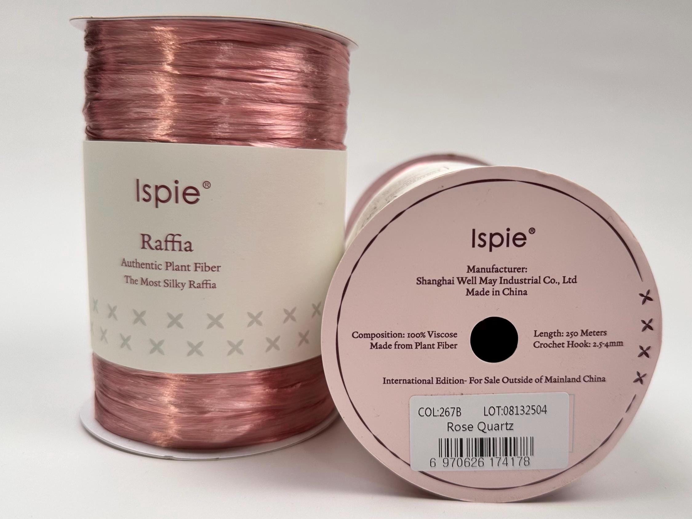 Rayan Raffie Silky Rayon Raffia Yarn: Natural Colors, Crochet Ribbon in Rose Red - Etsy