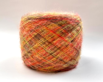 Mohair Blend Yarn: 50% Mohair, Lightweight Knitting & Crochet