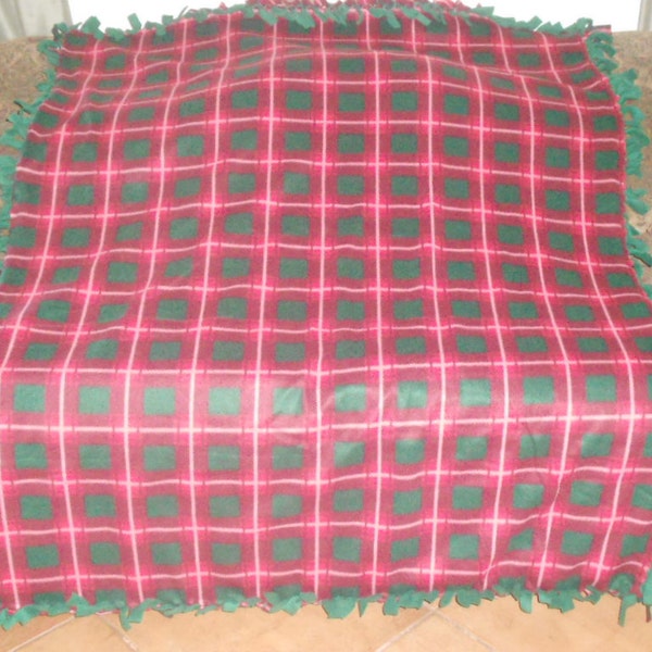 Fleece Tie Blanket Etsy