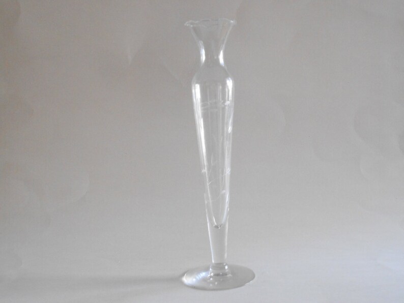 Princess House Crystal Bud Vase Tall Bud Vase Vintage 1970s Etsy