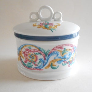 Vintage Elizabeth Arden Porcelain Trinket Dish: Palais De Versailles, Vanity Decor