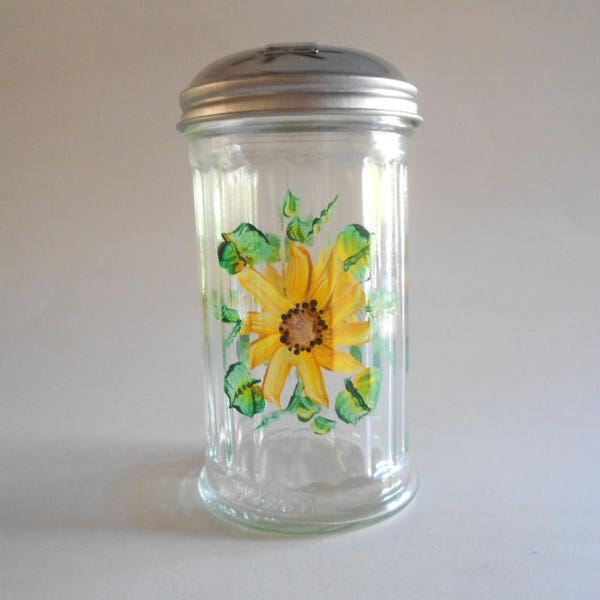Glass Sugar Shaker Etsy