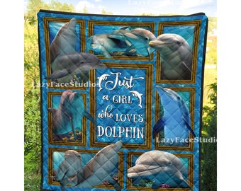 XMCL Art Ocean Sea Dolphin Throw Blanket for Couch Lightweight Plush Fuzzy Cozy Blankets for Bedroom Sofa Living Room 50x60 inch XMCL Art Ocean Sea Dolphin Throw Blanket for Couch Lightweight Plush Fuzzy Cozy Blankets for Bedroom Sofa Living Room 50x60 inch