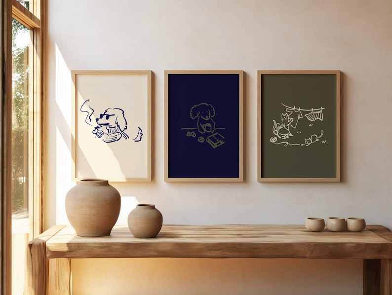 Custom Cat Portrait Cute Cat Poster Personalized Badly Drawn Pet Art Cat Lover Gift Hand Drawn  Cat Wall Art Dog Pet Loss Gift Funny Cat Custom Badly Drawn Pet Portrait Digital Printable Cat Portrait Wall Art Cat Lover Gift Personalized Cat  Portrait
