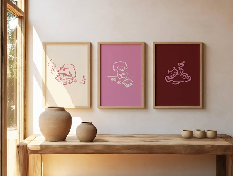 Custom Cat Portrait Cute Cat Poster Personalized Badly Drawn Pet Art Cat Lover Gift Hand Drawn  Cat Wall Art Dog Pet Loss Gift Funny Cat Custom Badly Drawn Pet Portrait Digital Printable Cat Portrait Wall Art Cat Lover Gift Personalized Cat  Portrait