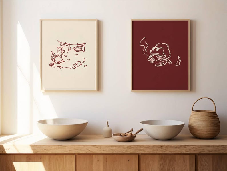 Custom Cat Portrait Cute Cat Poster Personalized Badly Drawn Pet Art Cat Lover Gift Hand Drawn  Cat Wall Art Dog Pet Loss Gift Funny Cat Custom Badly Drawn Pet Portrait Digital Printable Cat Portrait Wall Art Cat Lover Gift Personalized Cat  Portrait