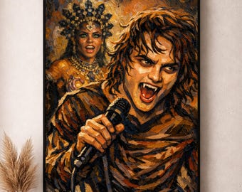 The Rockstar Lestat, Queen Of The Damned, 13x19 Inch Print
