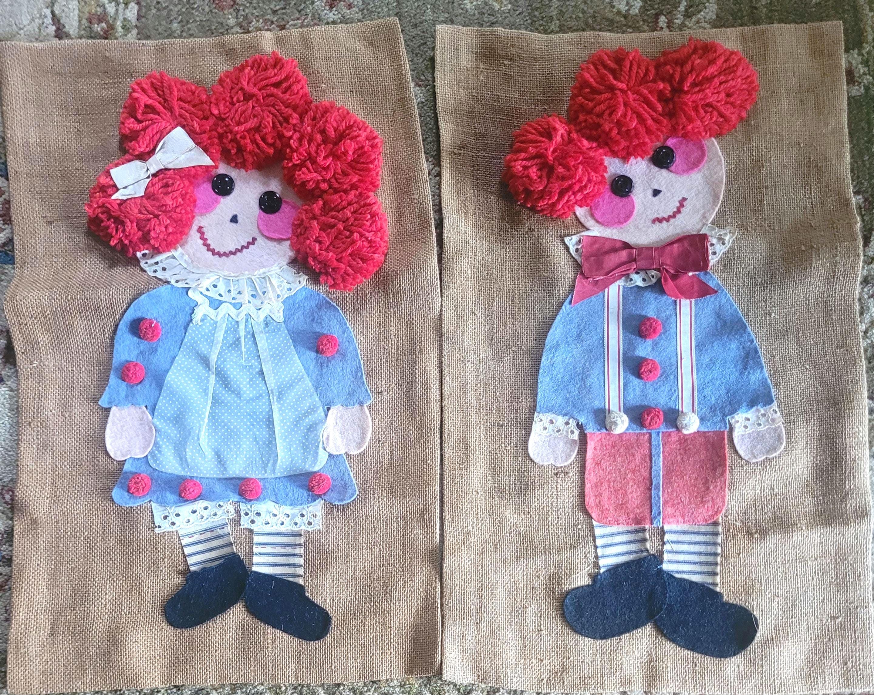 Raggedy Ann Wall Art - Etsy