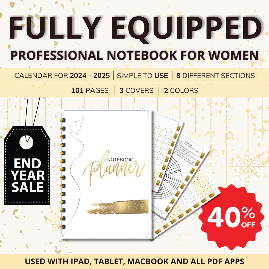 Digital Planner 2024 - 2025 | Monthly and Weekly | Undated| Perfect for ...