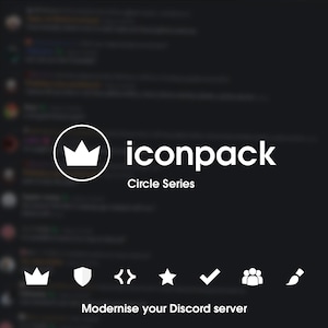 iconpack - Discord role icons and emojis for your discord server (Circle series)