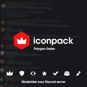 iconpack - Discord role icons and emojis for your discord server (Polygon style)