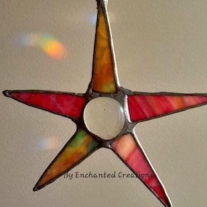 mix purple stained glass star