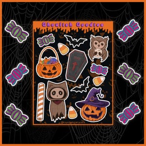 Koyo Stationery Cafe - Ghoulish Goodies | Sticker Sheet
