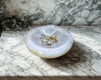 Marble Catchall Bowl - Asymmetrical Trinket & Jewelry Tray, Jewellery Organizer