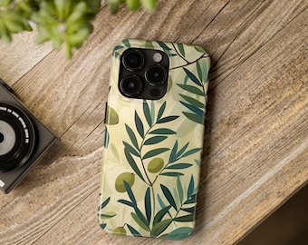 Olive Branch Phone Cases | Stylish Tough Cases | Nature-Inspired | Gift for Her | Eco-Friendly