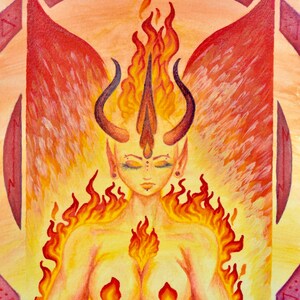 Fire Spirit - Art Print