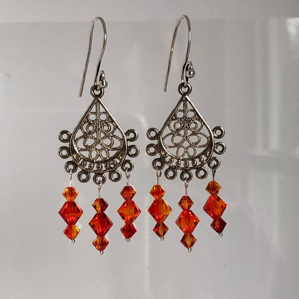 On-Fire Dangle Earrings