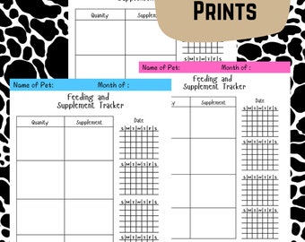 Reptile Feeding And Supplement Tracker