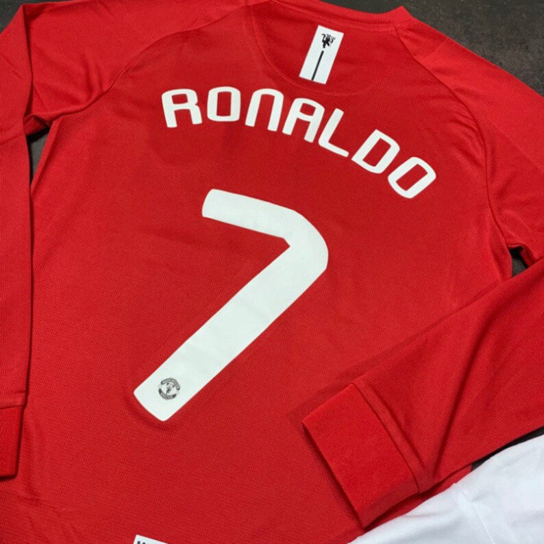 20072008 Manchester United Ronaldo 7 Home Shirt, Retro Football Jersey