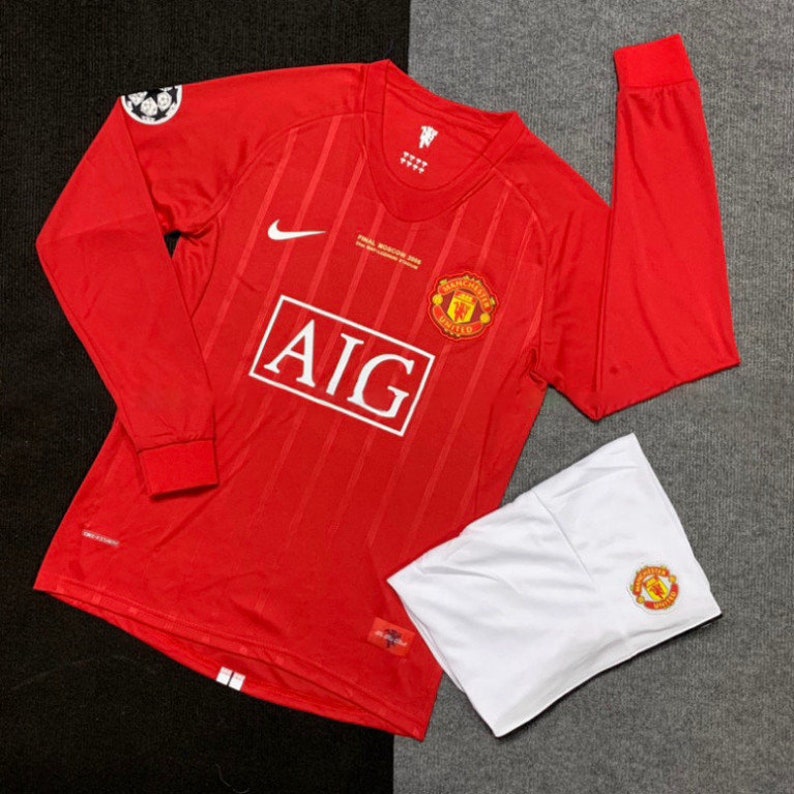 20072008 Manchester United Ronaldo 7 Home Shirt, Retro Football Jersey