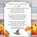 Switch Witch Printable Letter, Switch Witch Letter, Halloween Activity ...