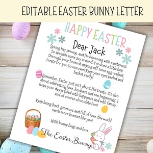 Lettere del coniglietto pasquale, lettera di Pasqua, lettera del coniglietto pasquale, attività pasquale per bambini, lettera di Pasqua modificabile, attività pasquale, ricordo di Pasqua