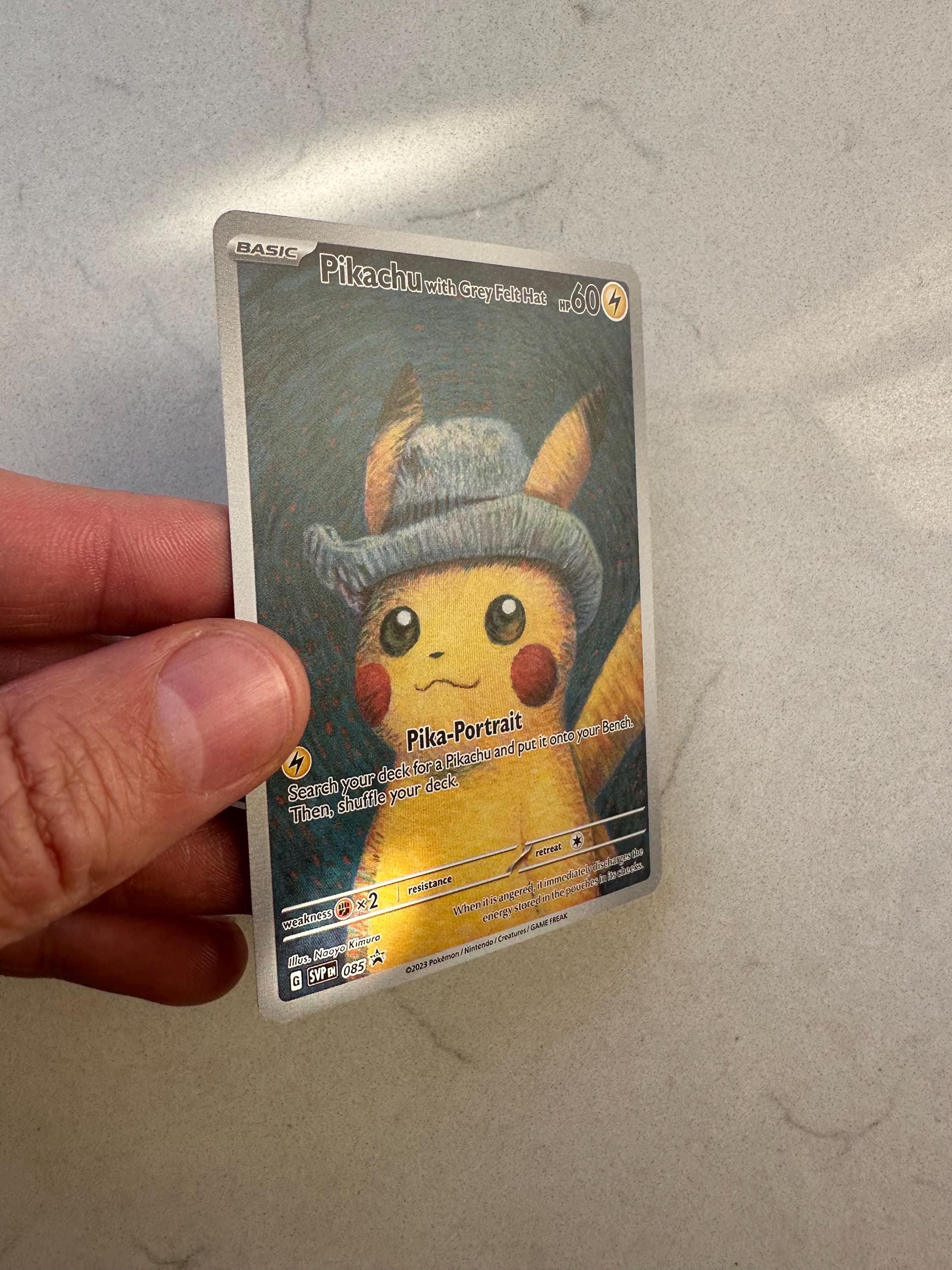 Pokemon Pikachu With Grey Felt Hat Proxy Custom Orica Van Pokemon Pikachu With Grey Felt Hat Proxy Custom Orica Van
