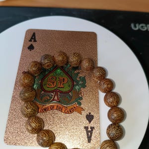 100% Natural Vietnam Qinan Agarwood Bracelet (Nha Trang) 10mm, 19 Beads, 8.7g