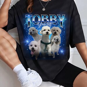Custom Bootleg Rap Tee, Custom Dog Bootleg Shirt, Custom Dog Shirt, Personalized Dog Bootleg Shirt, Custom Dog&#39;s Version, Dog Shirt