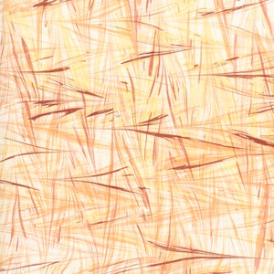 Marbled Paper with a Red and Yellow Wheat Pattern image 3