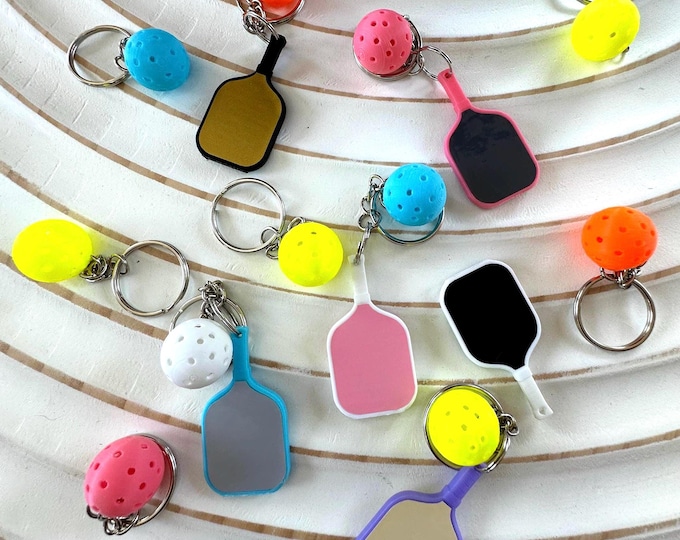 Pickleball Keychain
