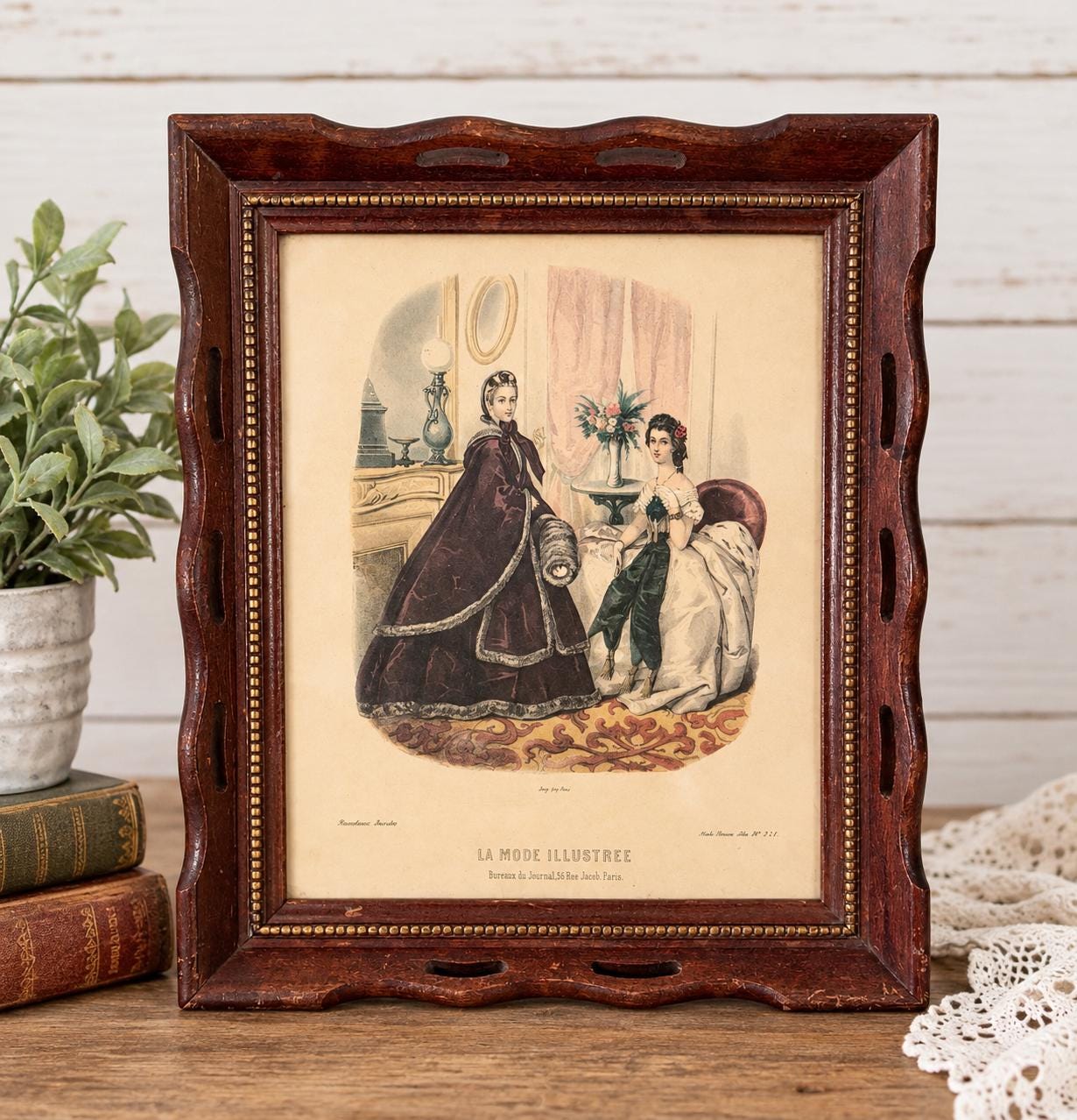La Mode Illustree Framed Prints - Etsy