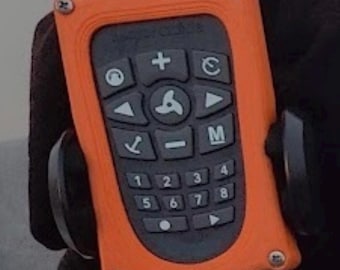 Motorguide Xi3 Xi5 Remote Case for Lanyard 3D Printed color black