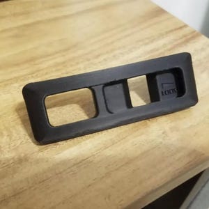 Mk3 Supra Türschloss 3D gedruckte LINKS und RECHTS Paar schwarz.