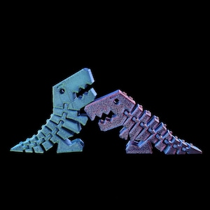 3D Printed Dinosaur Desk Toy STL File for 3D Printing - Dinosaur Figurine Fidget and Sensory Toy 3D Print Files, Anxiety Relief Desk Decor