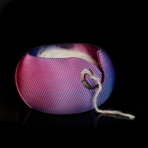3D gedruckte Garnschüssel Kleine Garnschüssel Gedruckt Geburtstagsgeschenk Einzigartige Geschenke für Strickliebhaber