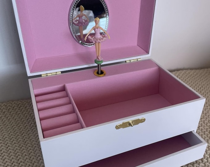 Personalized Ballerina Musical Jewelry Box – Keepsake Gift for Girls