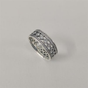 Pandora Ring Vintage Fascination Ring Clear New