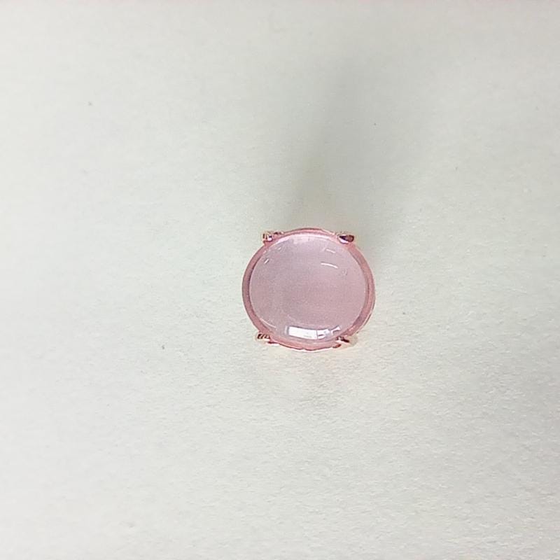 Pandora Rose Gold Plated Pink Oval Cabochon Slide Charm - Etsy